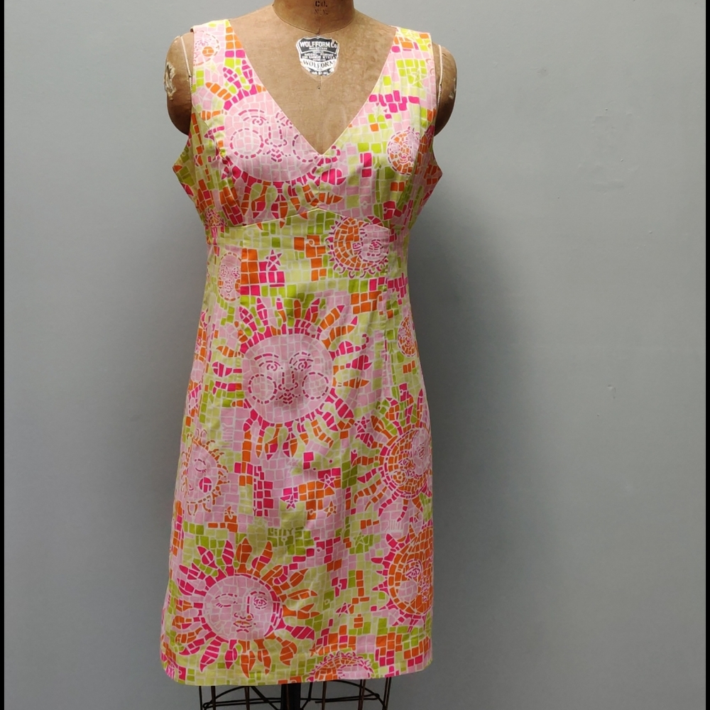 Vintage Lily Pulitzer Anna Shift Dress White Label